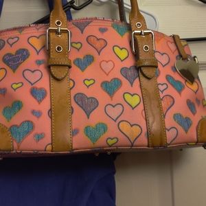 Pink hearts Dooney